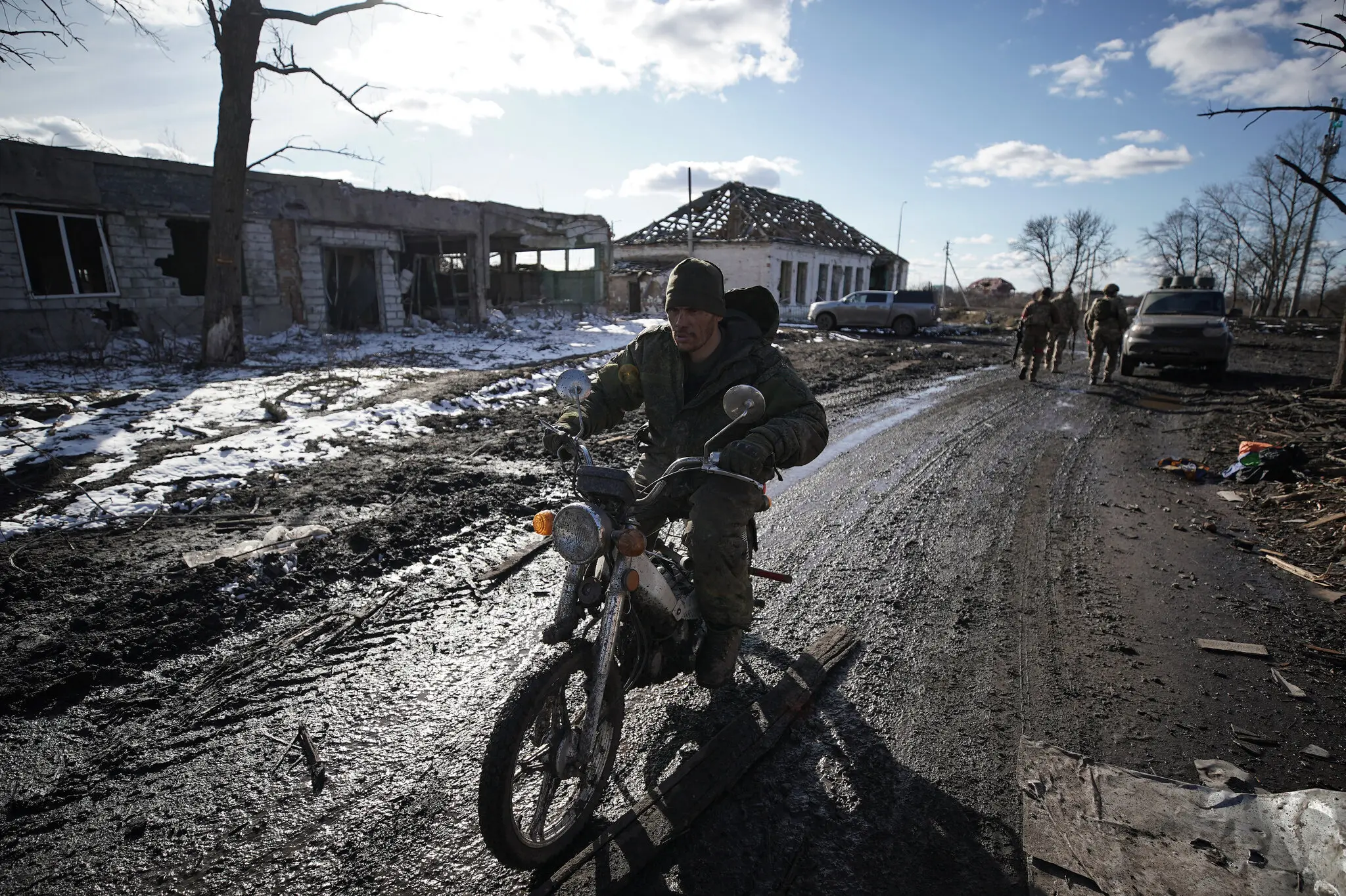 Російський військовий у Курській області у вівторок.